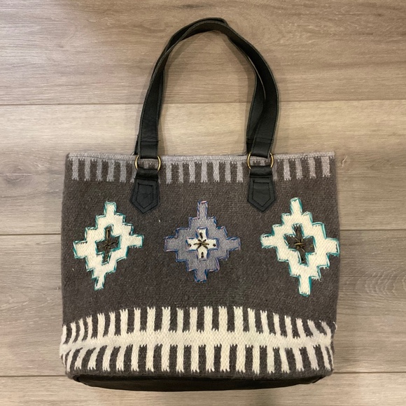 Scully Handbags - SCULLY Women's Southwestern Woven Handbag Tote